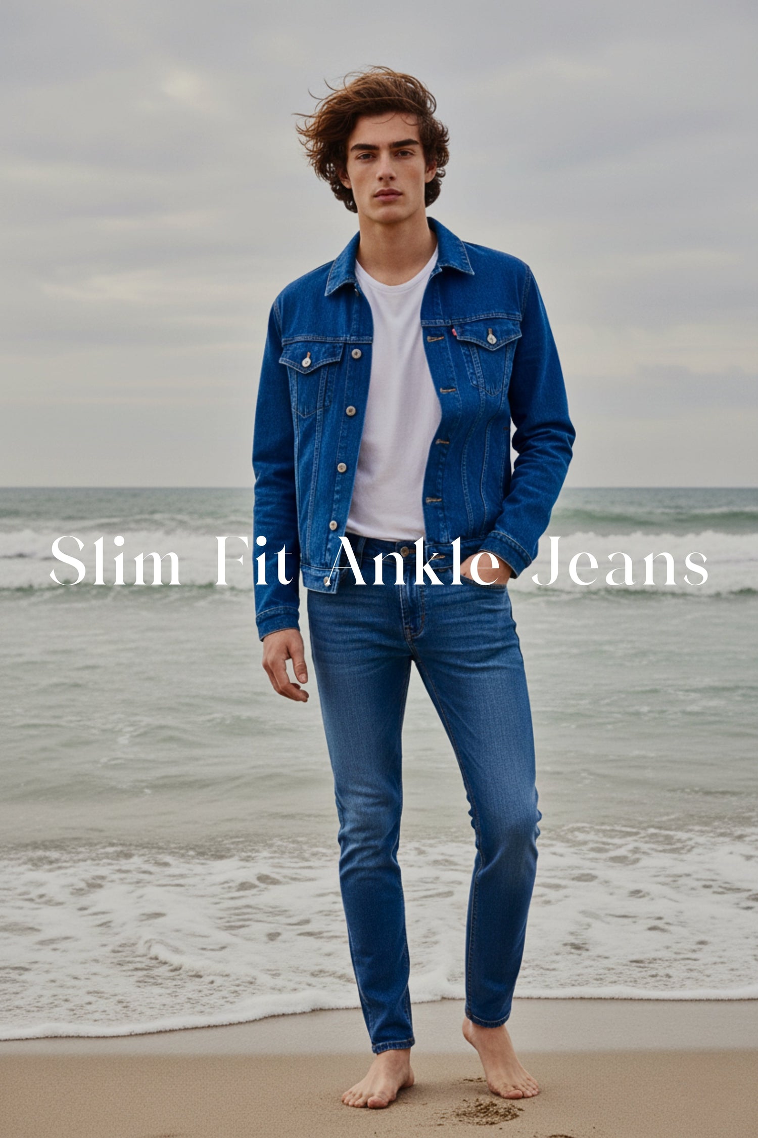 Men's Fit Ankle Jeans