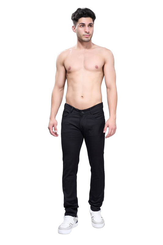 Men's Stealth Black Classic Regular Fit Jeans