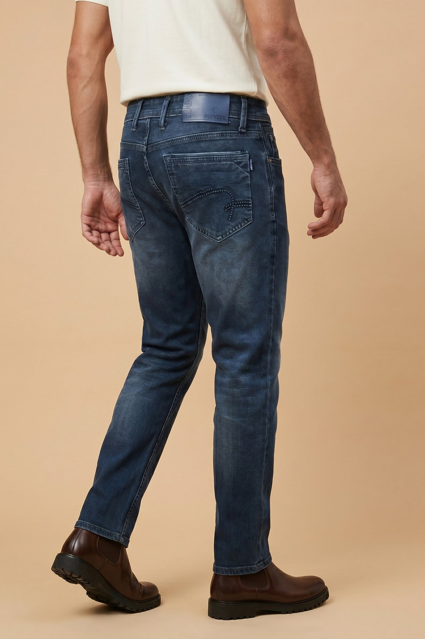 Mens Urban Blue Straight Fit Denim