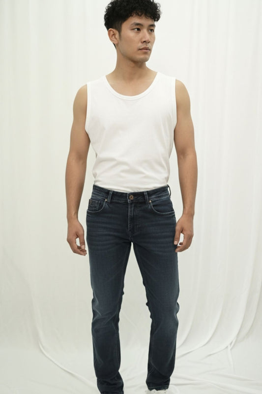 Men's Blue Wash Slim Fit Jeans