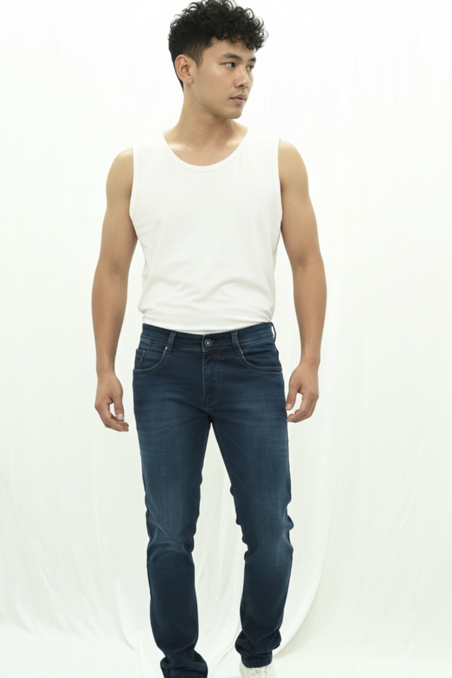 Men's Intense Blue Slim Fit Jeans