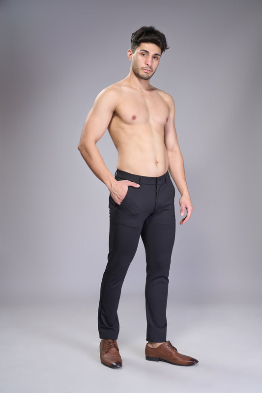 Men's Black Daily Stretch Pants