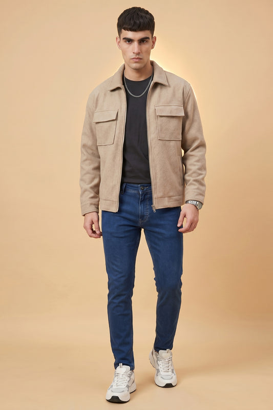 Men Blue Slim Fit Stretchable Jeans