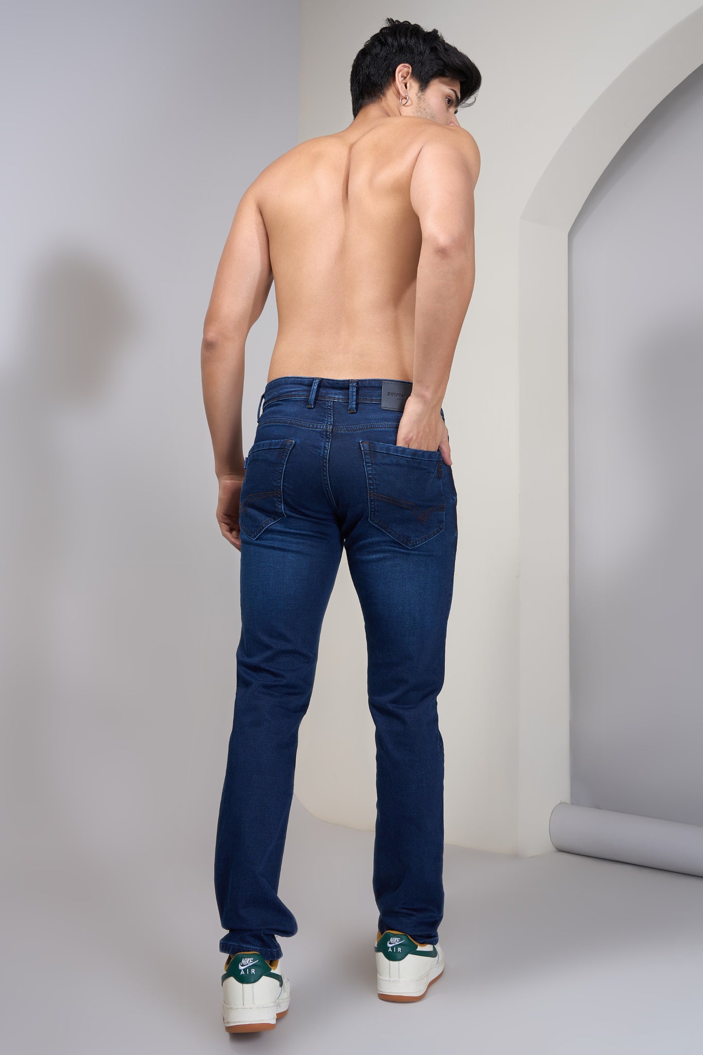 Men's Deep Indigo Classic Regular Fit Jeans
