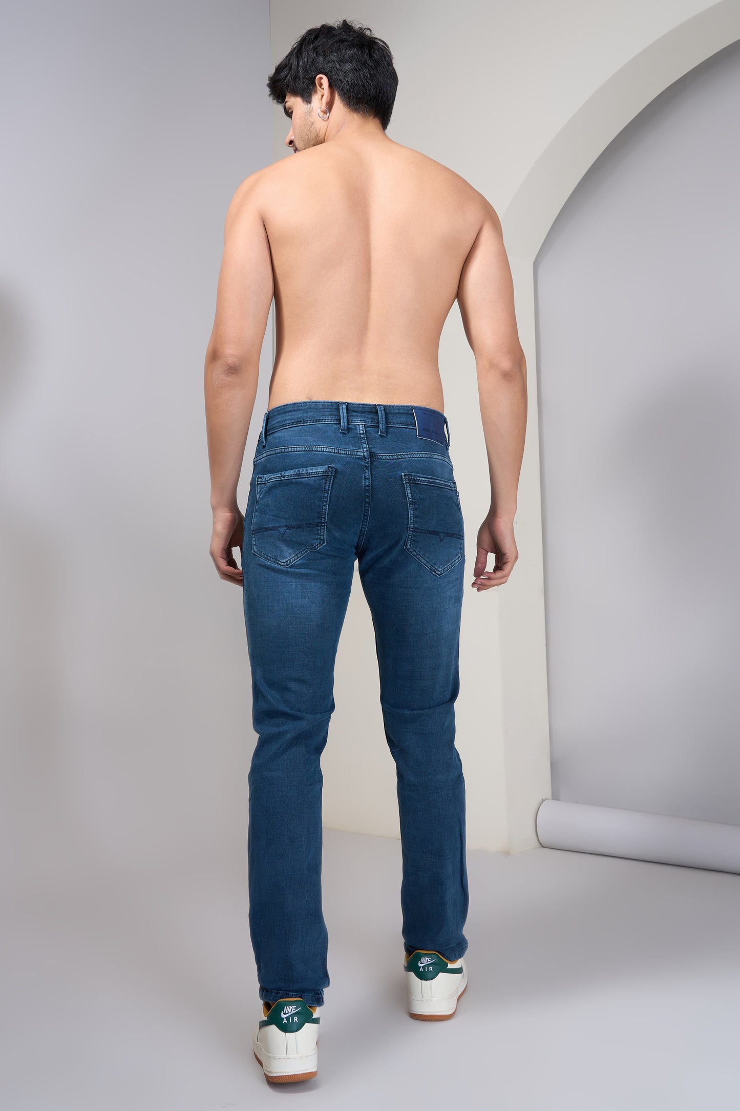 Men's Iron Wash Classic Regular Fit Jeans
