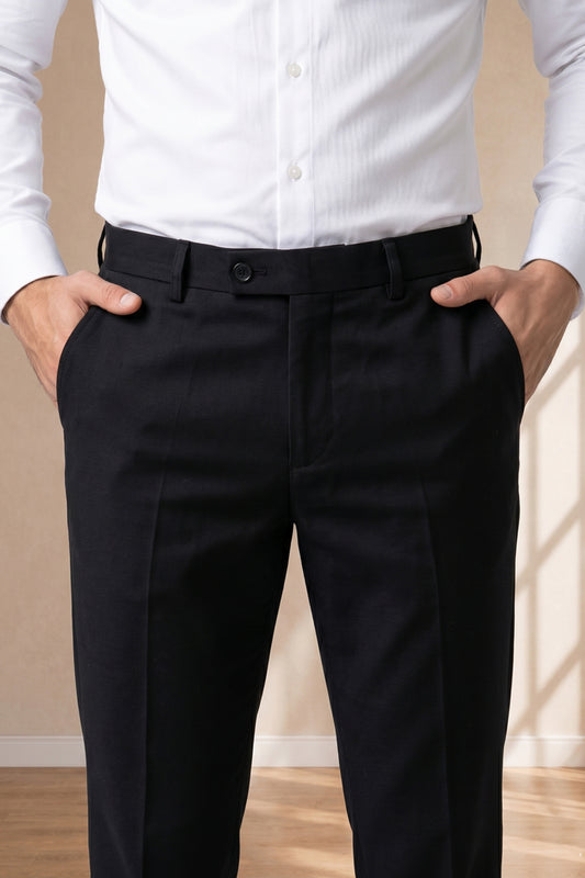 Black Formal Pants for Men