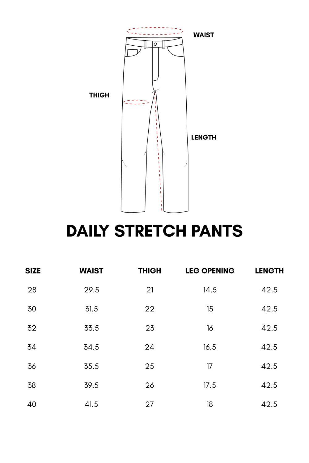 Men's Ash Grey Daily Stretch Pants