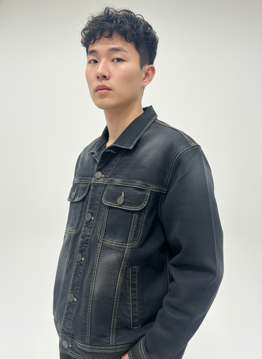 Pointer's Black Wash Denim Jacket
