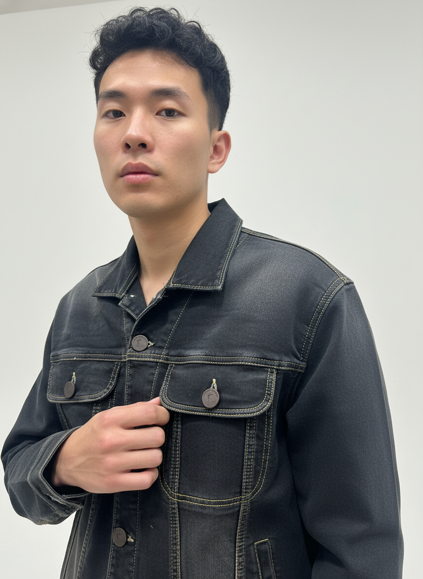 Pointer's Black Wash Denim Jacket