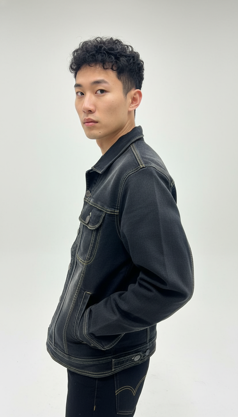 Pointer's Black Wash Denim Jacket