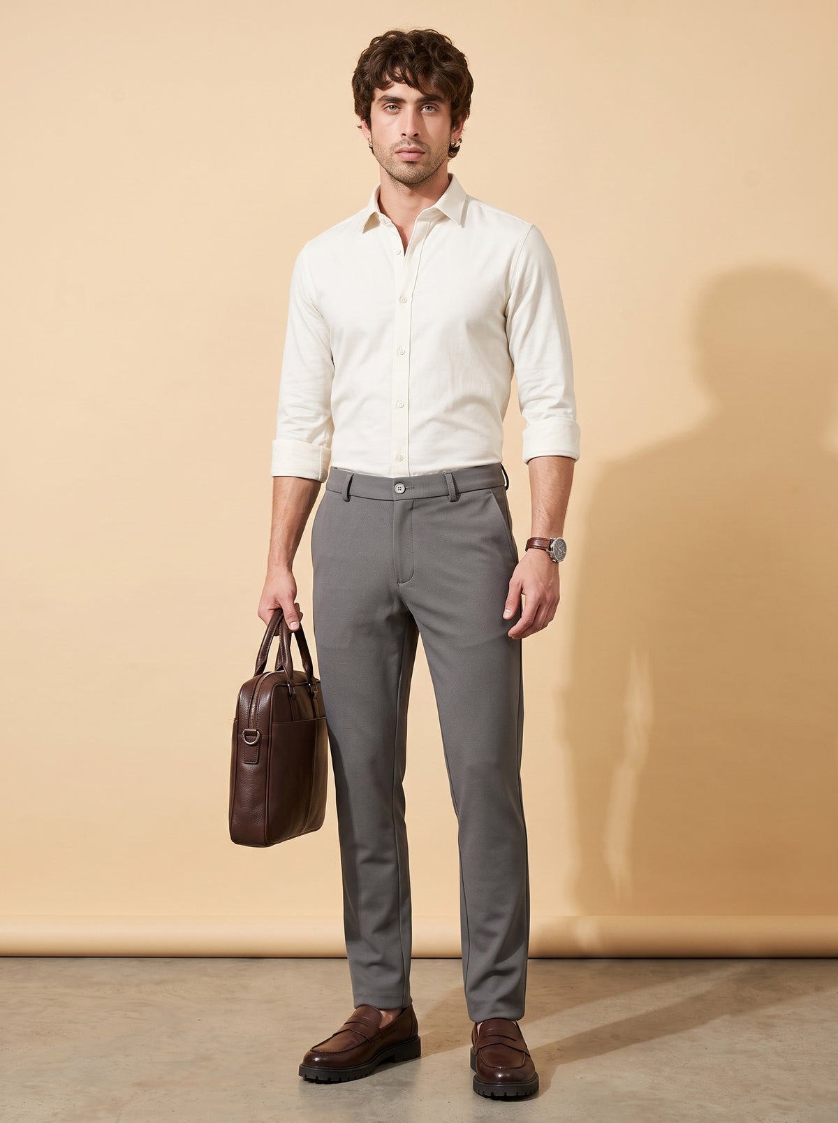Grey Makhan Pants for Men - 2