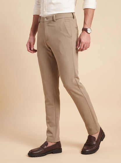 Taupe Brown Makhan Pants for Men - 3
