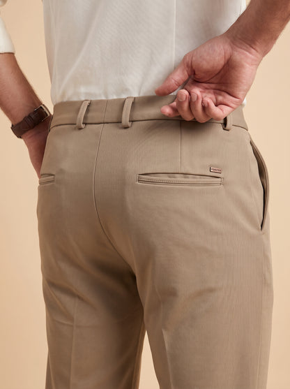 Taupe Brown Makhan Pants for Men - 5