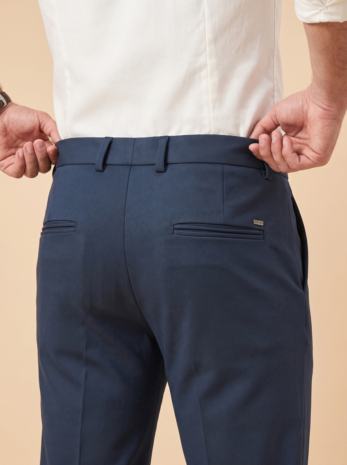 Navy Blue Makhan Pants for Men - 5