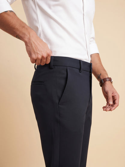 Jet Black Makhan Pants for Men - 4