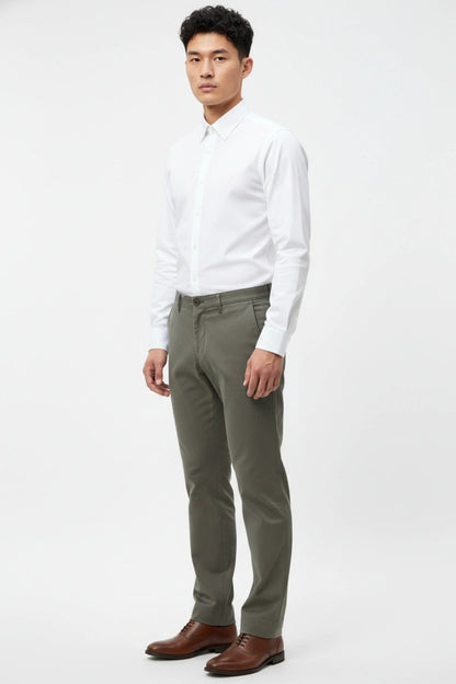 Grey Cotton Pants for Men PointerJeans