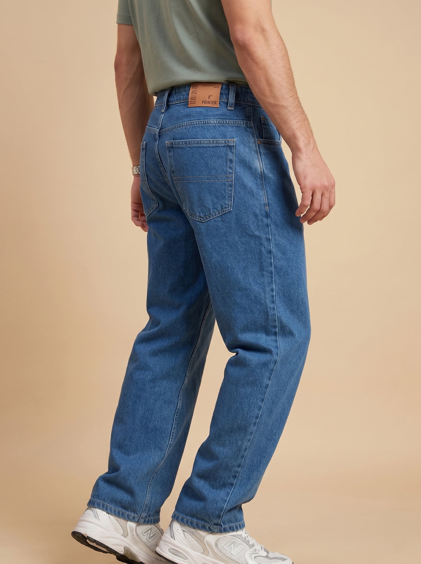 Light Blue Loose Fit Jeans