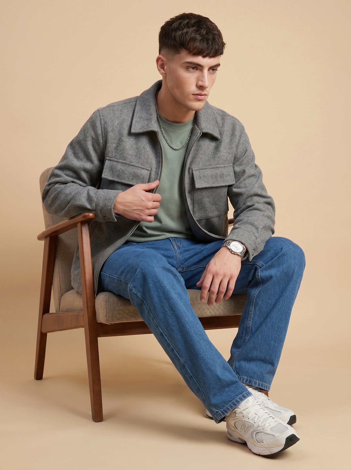 Light Blue Loose Fit Jeans