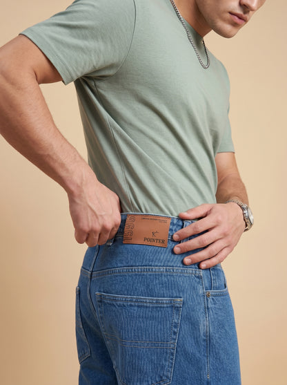 Light Blue Loose Fit Jeans