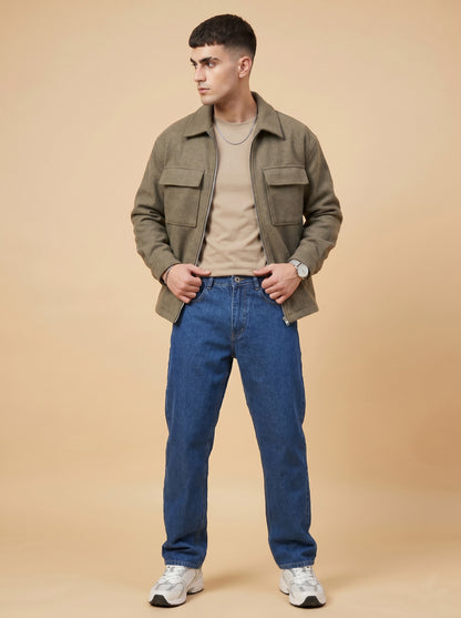 Medium Blue Loose Fit Jeans