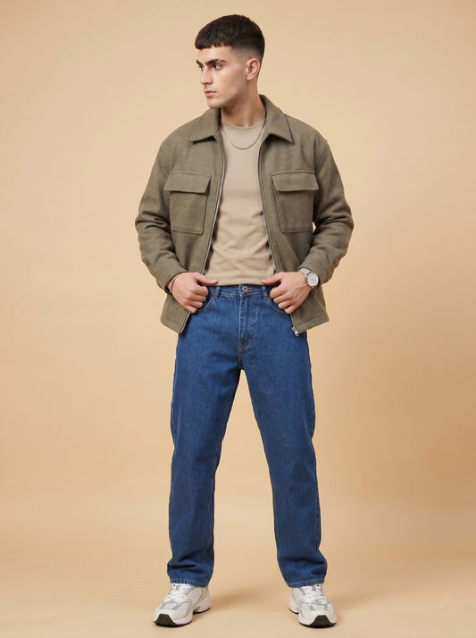 Medium Blue Loose Fit Jeans