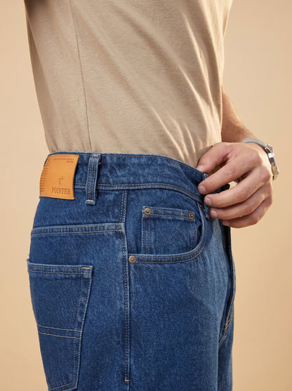 Medium Blue Loose Fit Jeans