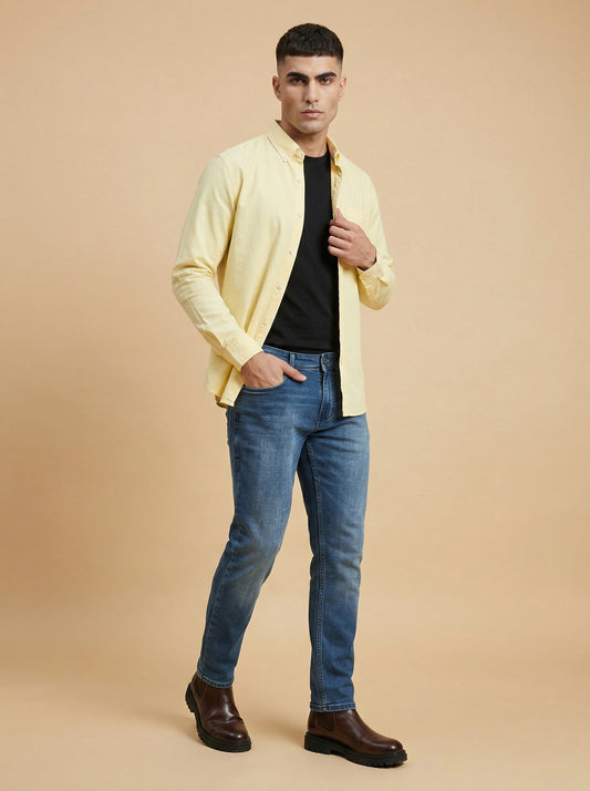 Mens Urban Blue Straight Fit Denim