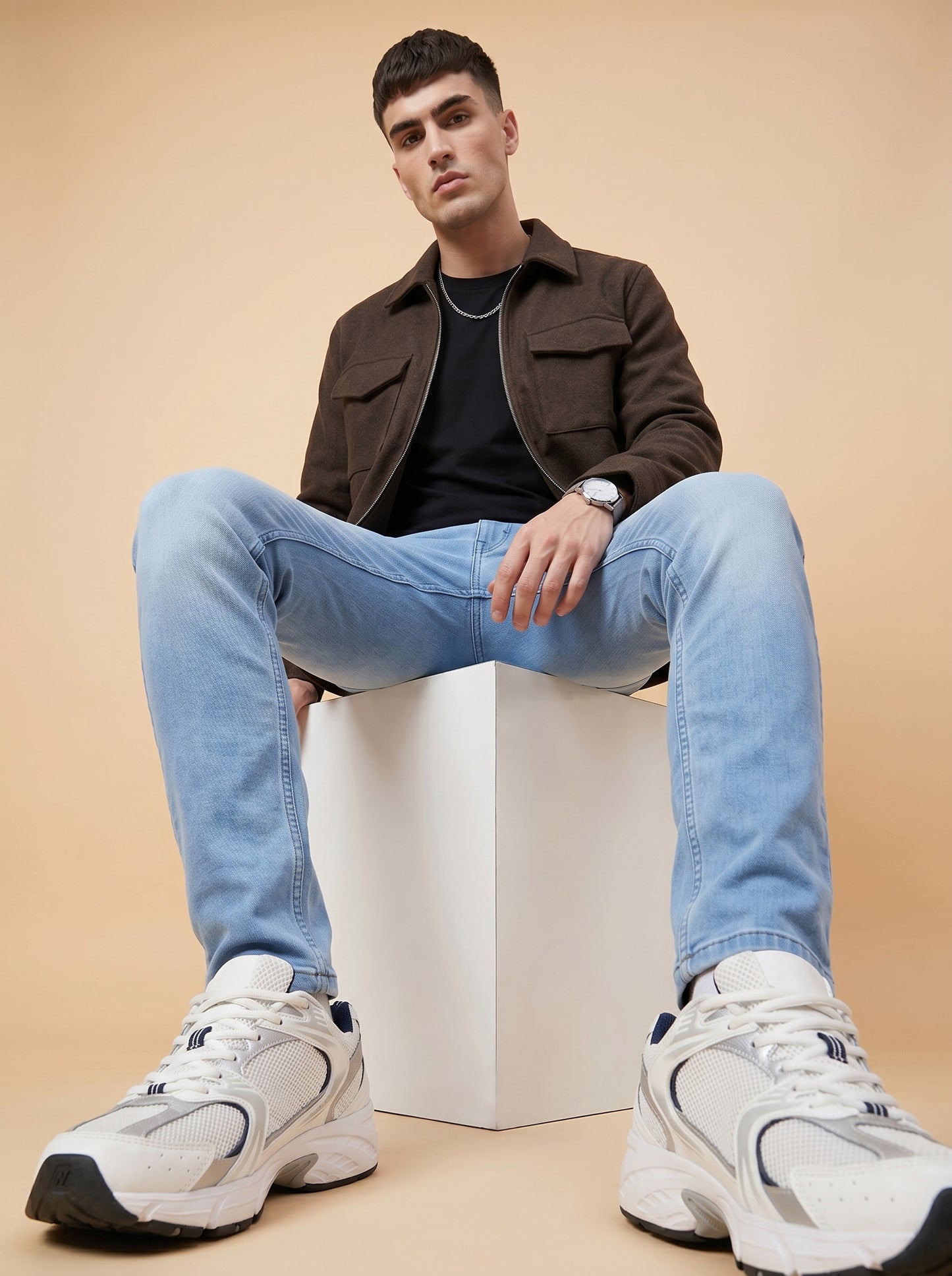 Sky Blue slim fit jeans