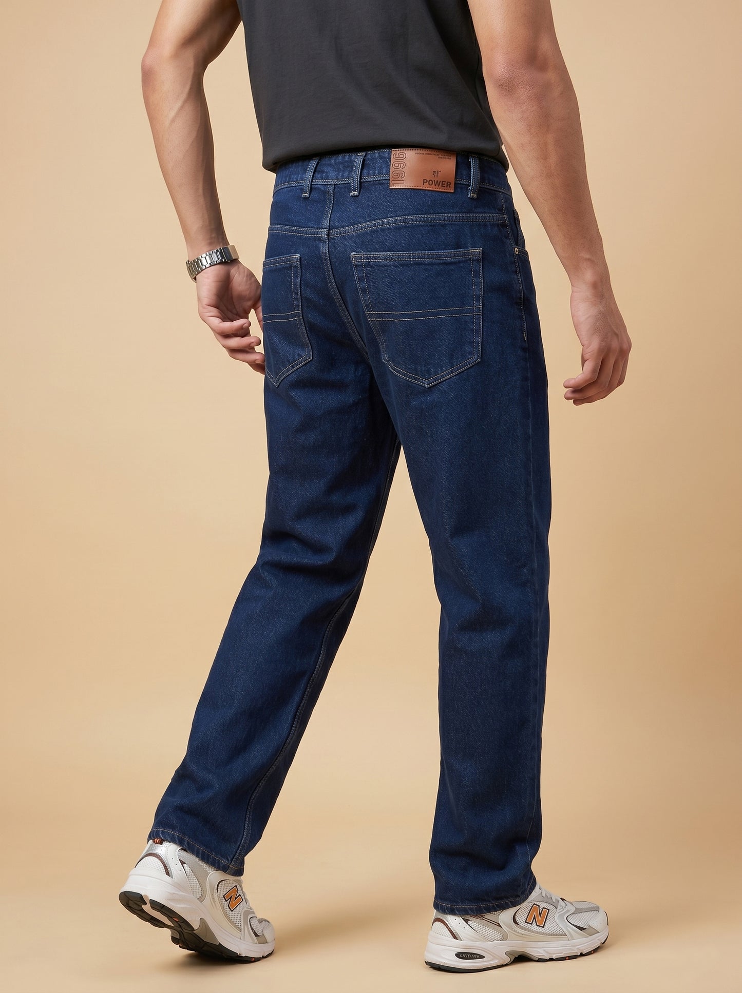 Dark Blue Loose Fit Jeans