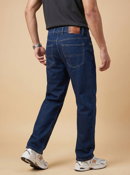 Dark Blue Loose Fit Jeans