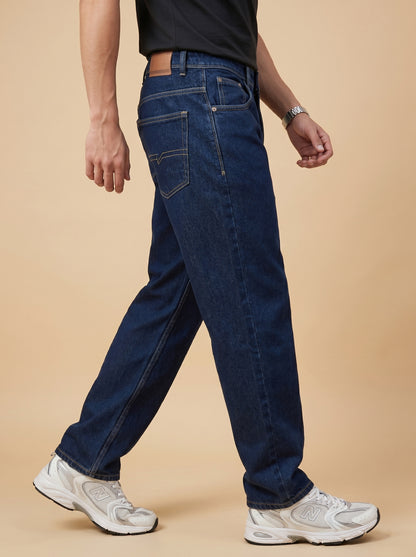 Dark Blue Loose Fit Jeans