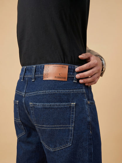 Dark Blue Loose Fit Jeans