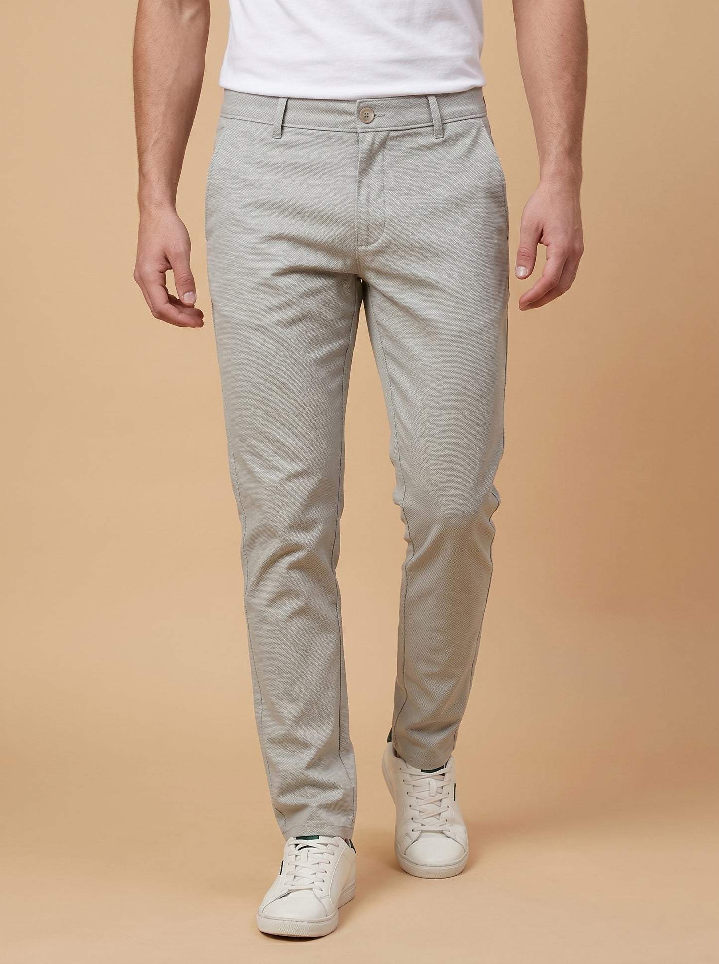 Men's Sky Blue Cotton Pants for a Fresh Summer Style