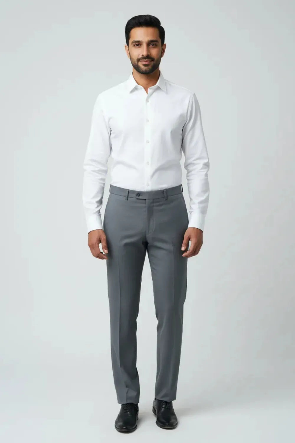 Dark Grey Formal Pants for Men