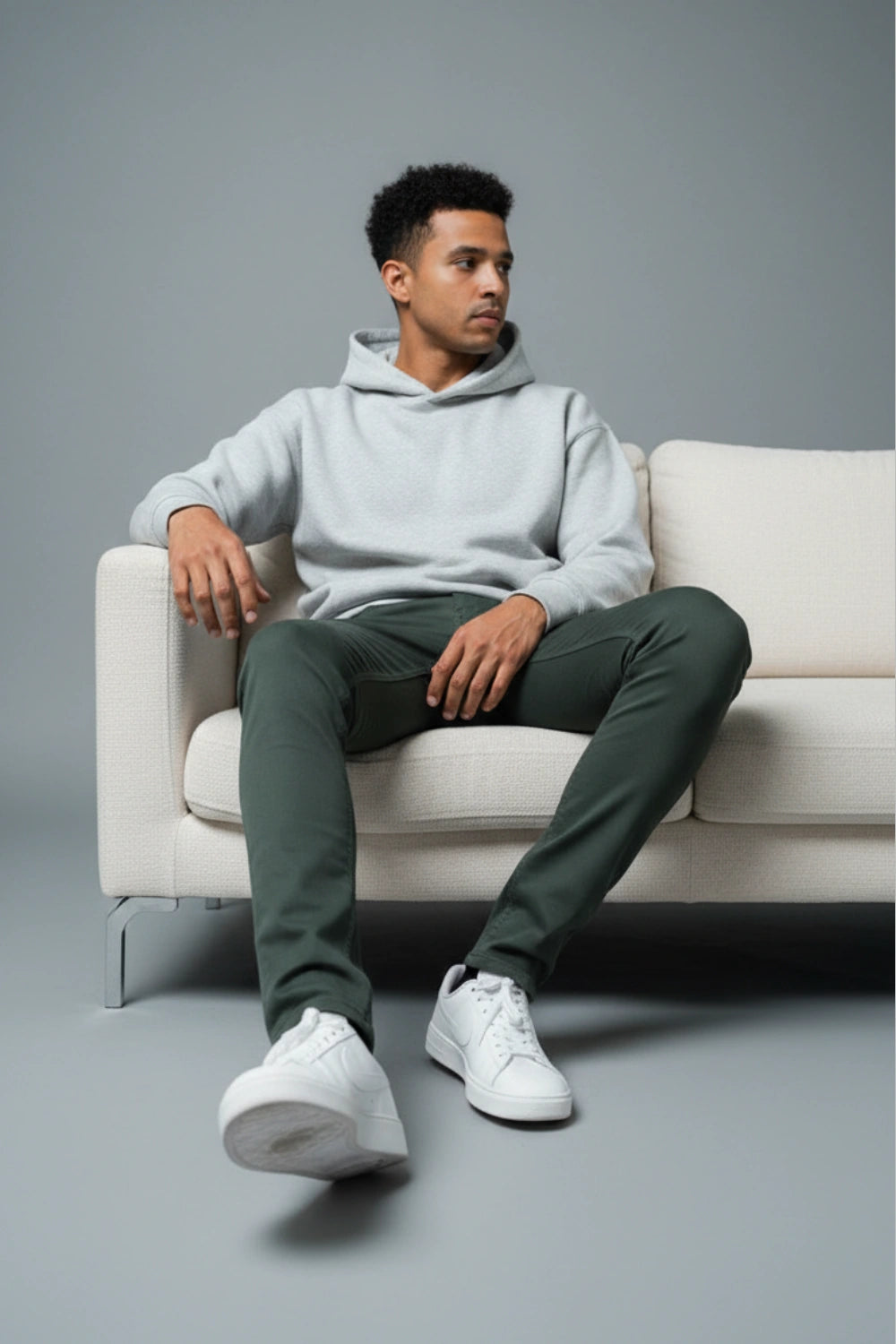 Dark Green Slim Fit Jeans PointerJeans