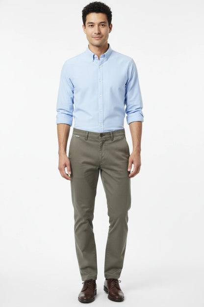 Grey Cotton Pants for Men PointerJeans