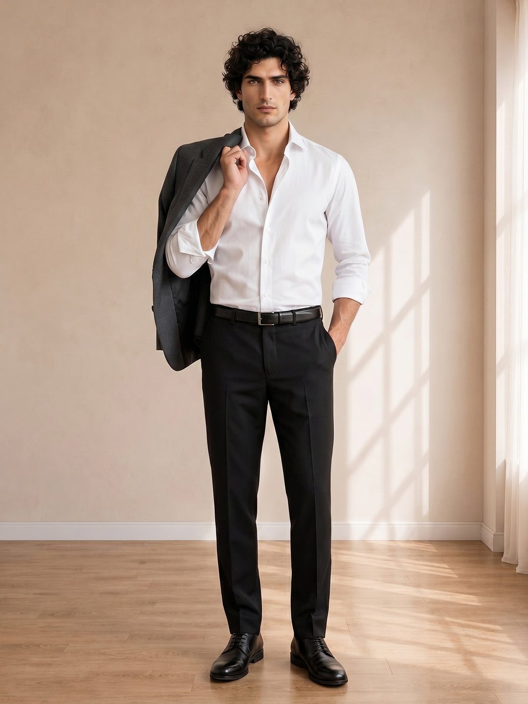 Black Formal Pants for Men