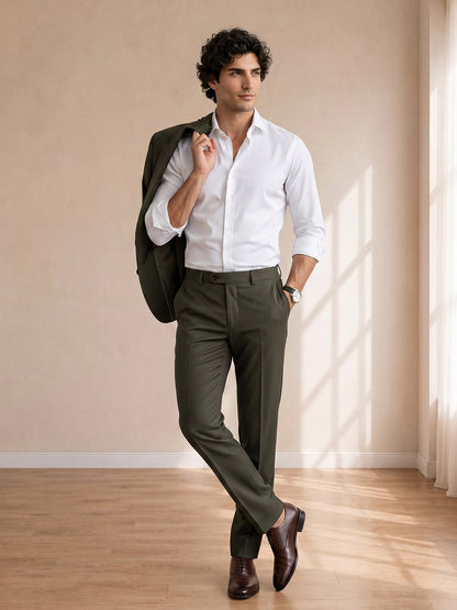 Light Green Formal Pants