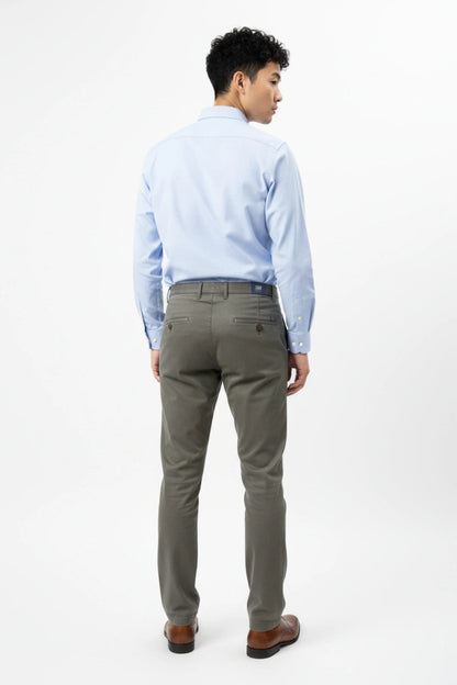 Grey Cotton Pants for Men PointerJeans