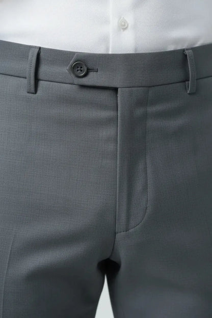 Dark Grey Formal Pants for Men
