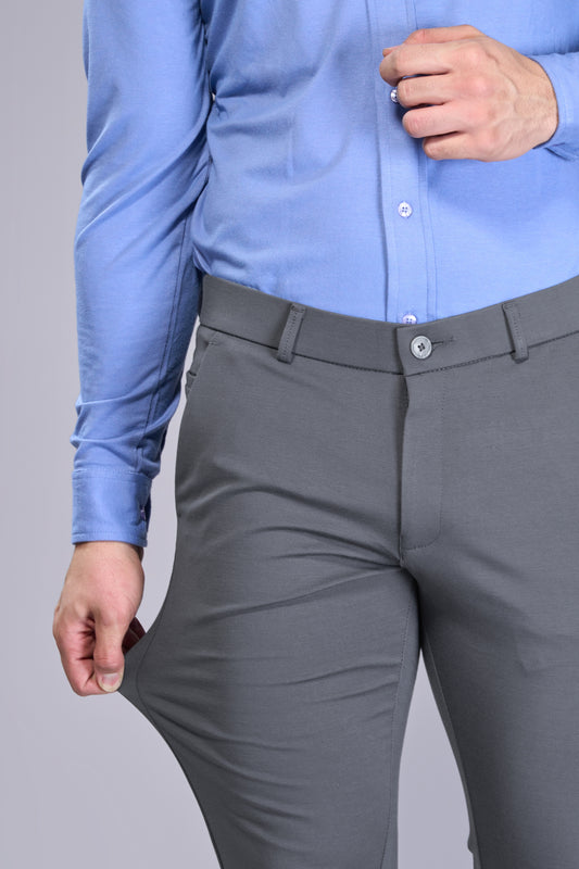 Men's Light Grey Daily Stretch Pants