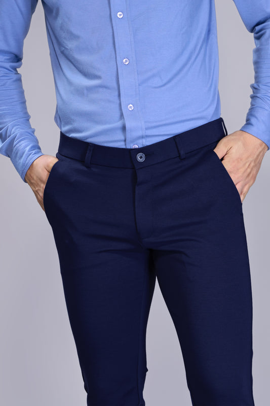 Men's Navy Blue Daily Stretch Pants