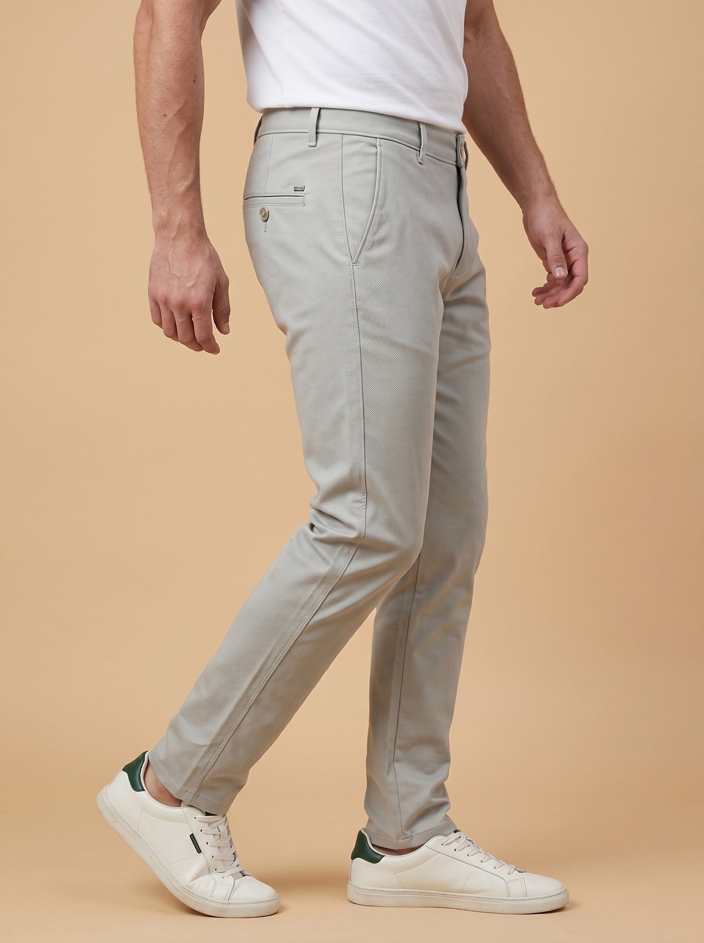 Men's Sky Blue Cotton Pants for a Fresh Summer Style