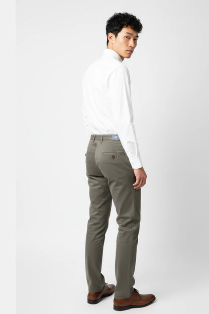 Grey Cotton Pants for Men PointerJeans