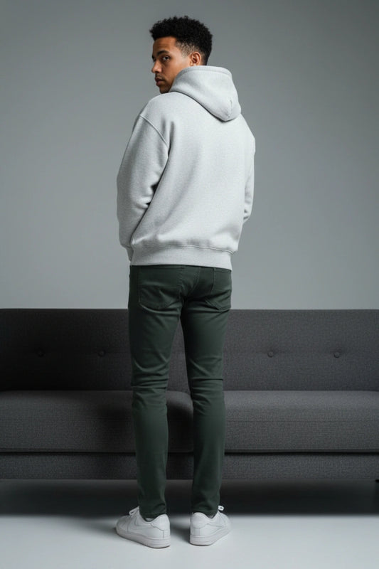 Dark Green Slim Fit Jeans