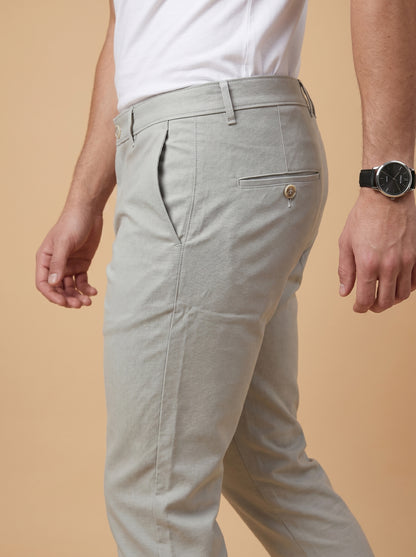 Men's Sky Blue Cotton Pants for a Fresh Summer Style