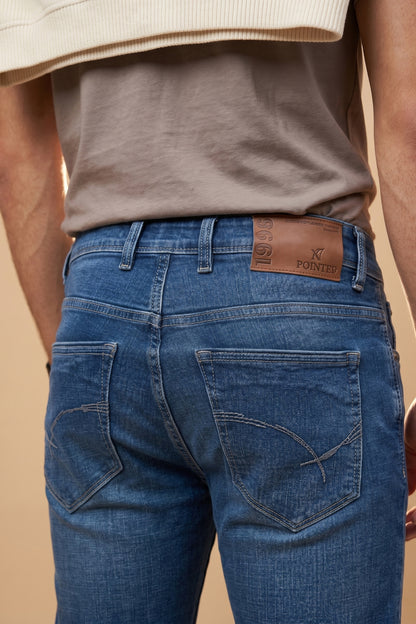 Oxford Blue Slim Fit Jeans
