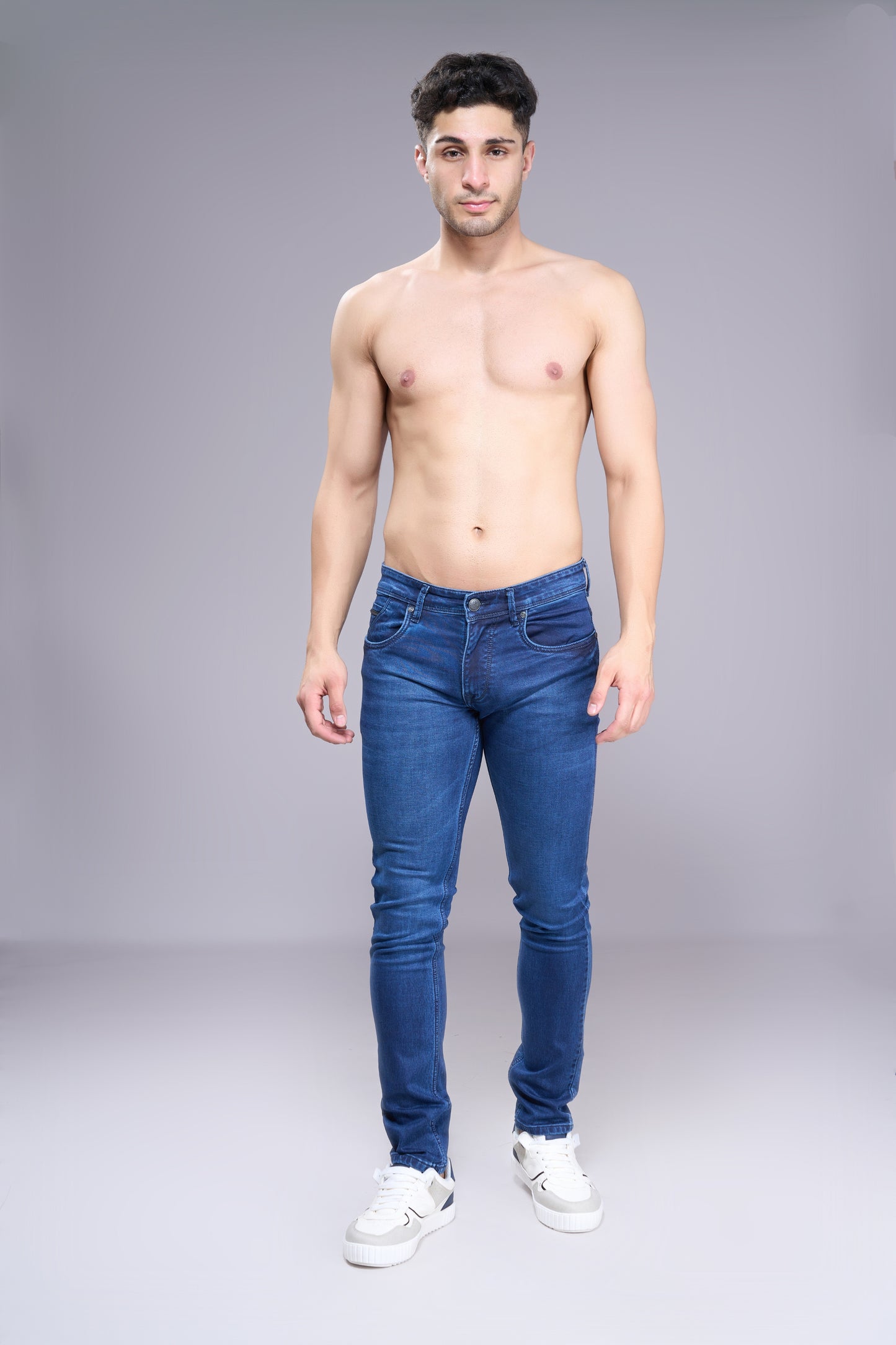 Men's Noir Indigo Classic Regular Fit Jeans