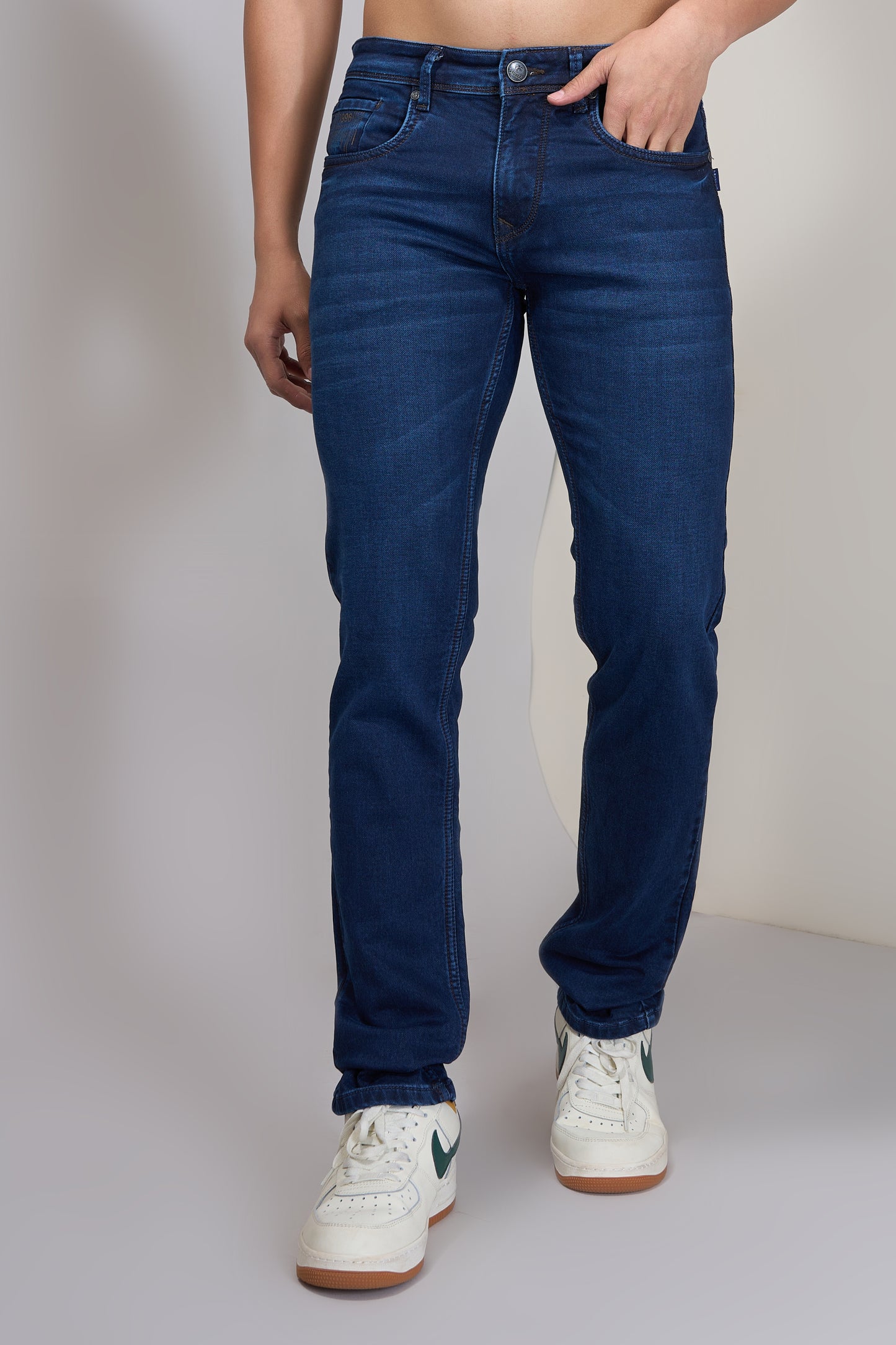 Men's Deep Indigo Classic Regular Fit Jeans