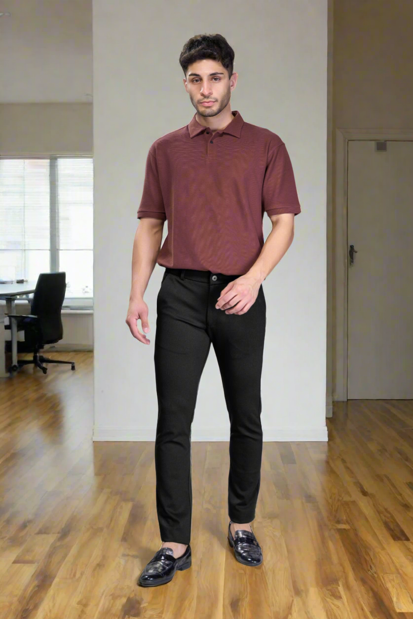 Men's Charcoal Grey Daily Stretch Pants